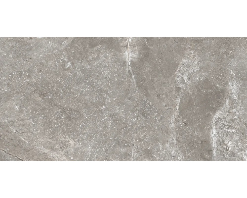 Grå klinkerplatta med marmorerad yta