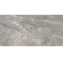 Grå stengodsplatta med marmorutseende