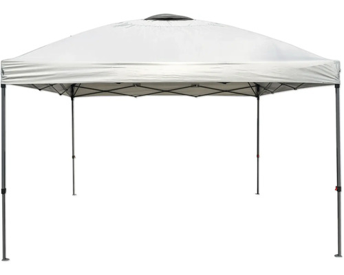 Fällbart partytält med metallram och tygtak