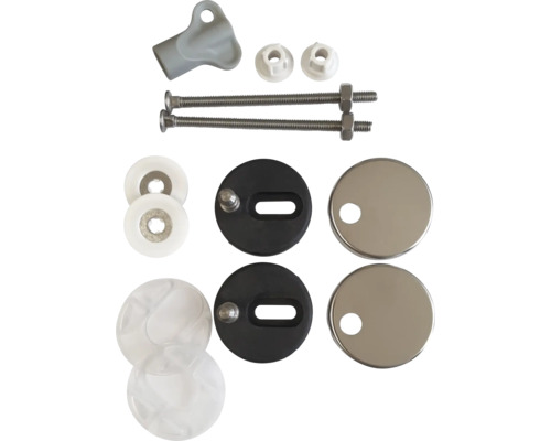 Fästset för toalettsitsar