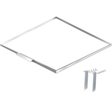 Fyrkantig LED taklampa med monteringsmaterial