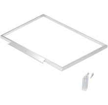 LED-panel med monteringsmaterial