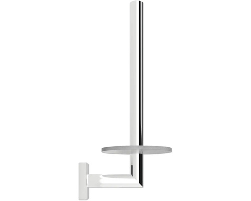 Toalettpappershållare med hylla