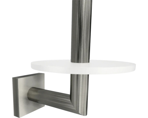 Toalettpappershållare med hylla