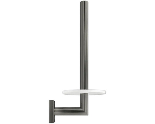 Toalettpappershållare med hylla