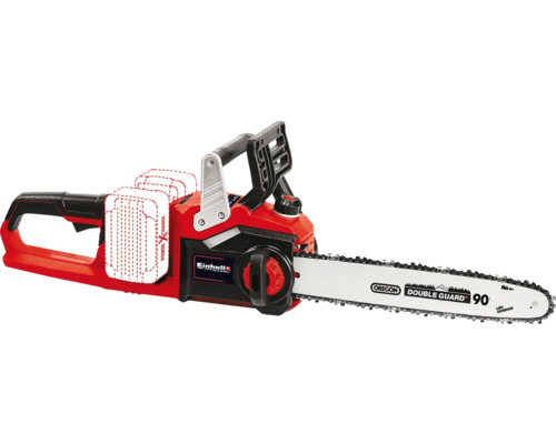 Batteridriven motorsåg EINHELL Power-X-Change GE-LC 36/35 Li utan batteri & laddare (2x18V) Einhell batteridriven motorsåg med Oregon svärd