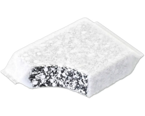 Tvärsnitt av en ljudabsorberande isoleringsskiva