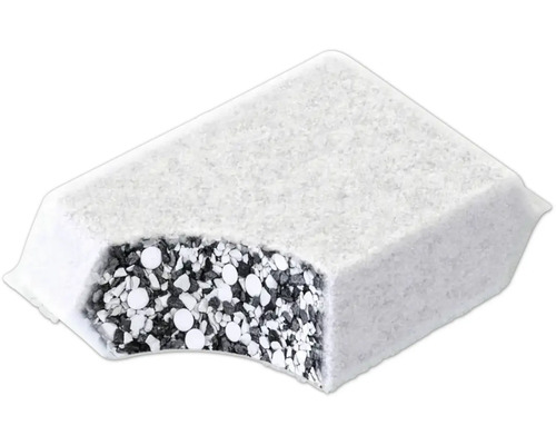 Vattenfilterpatron i genomskärning