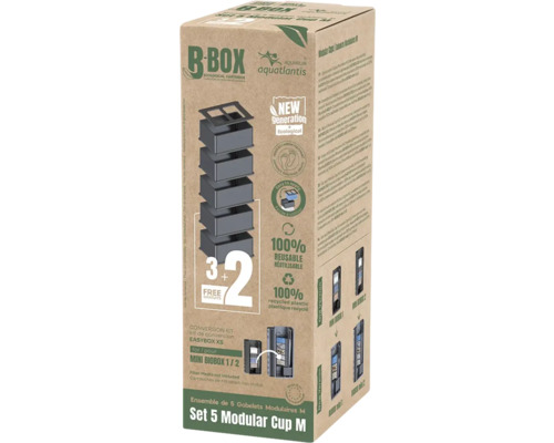 Filterhållare AQUATLANTIS Modular Cup M 7-pack Aquatlantis B-Box Set med 5 modulära koppar M