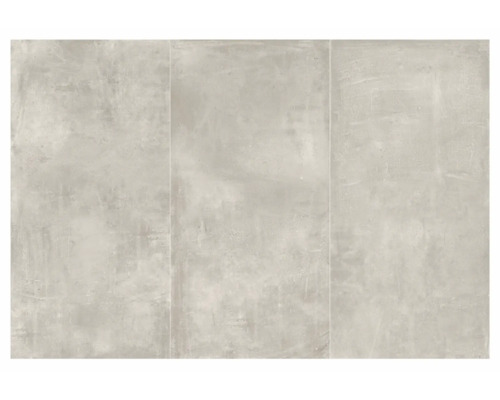 Tre ljusa betongplattor