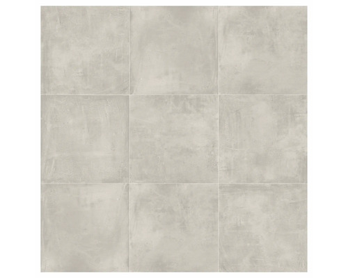 Nio grå keramiska plattor med betonglook