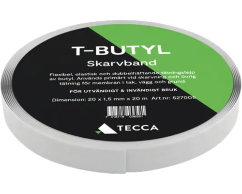 T-butyl tätningsband 20x1,5 mm x 20 m