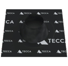 Takgenomföring för rör med Tecca-logotyp