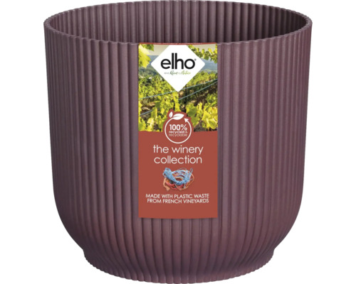 Blomkruka ELHO Winery Ø18x16,8cm bordeaux