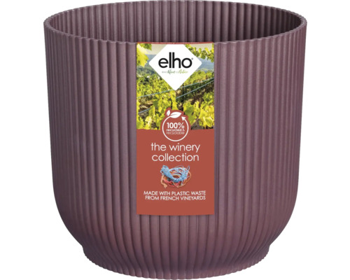 Blomkruka ELHO Winery Ø14x12,9cm bordeaux
