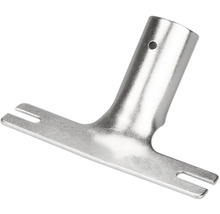 Metallverktyg med T-form och utskärningar