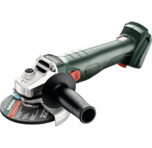 Metabo batteridriven vinkelslip med slipskiva och extra handtag
