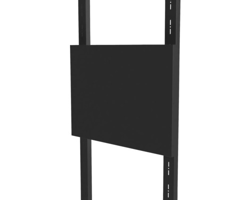 Svart hyllplan för väggmontering