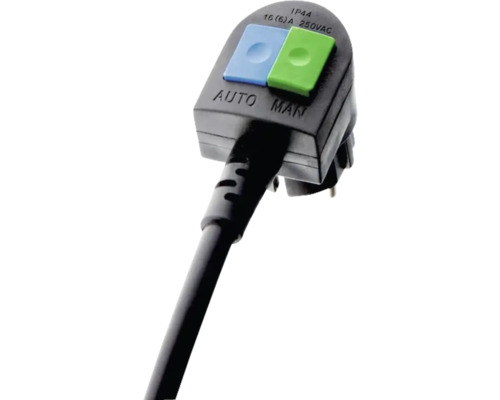 Strömkontakt med strömbrytare för automatisk och manuell drift