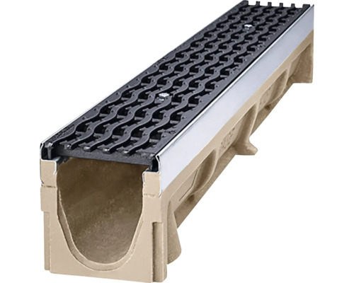 Dräneringsränna med galler