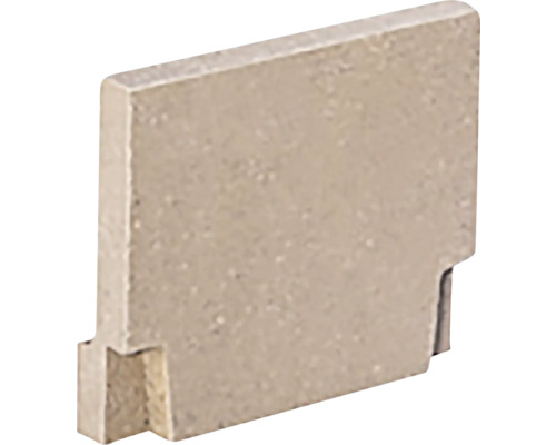 Enkel trottoarkantsten