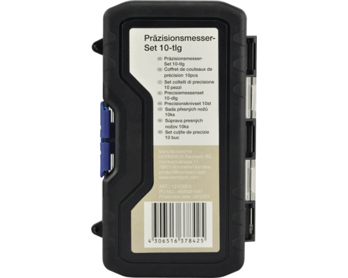 Precisionsknivset 10 delar i förvaringsväska