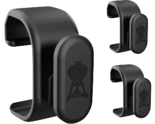 Tre grillverktygshållare av plast