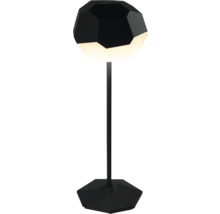 Golvlampa med geometrisk lampskärm och stativ