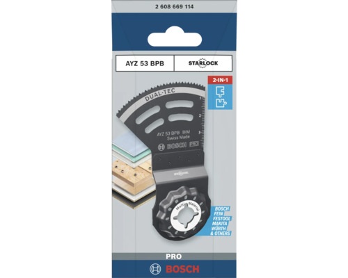 Bosch multifunktionsverktyg sågblad AYZ 53 BPB Starlock