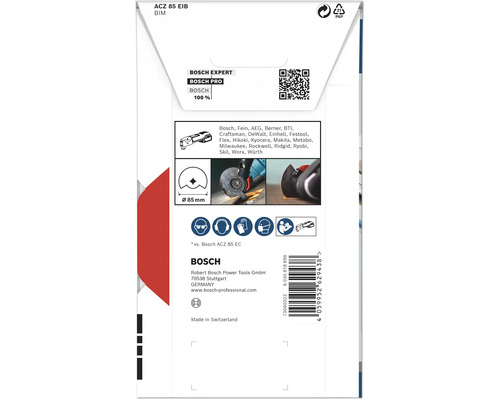 Bosch ACZ 85 EIB BIM sågbladsförpackning, diameter 85 mm