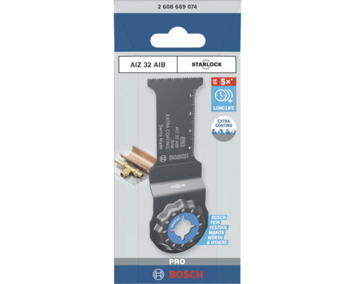 Bosch AIZ 32 AIB sänksågblad i förpackning