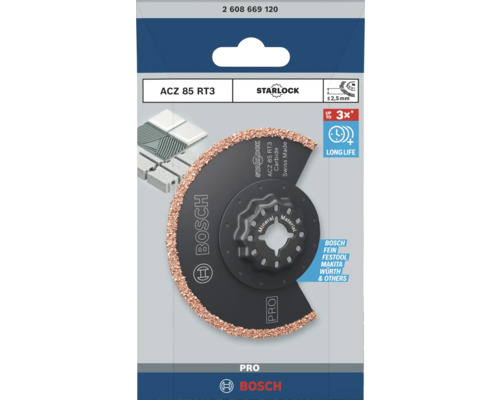 Bosch ACZ 85 RT3 multifunktionskniv för mineraliska material