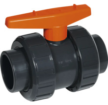 PVC kulventil med orange handtag