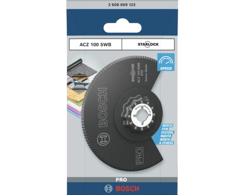 Bosch ACZ 100 SWB dyksågblad för flera material