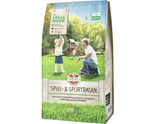 Gräsfrö SPERLI RSM 2.3 lek och sport 2kg 100m²