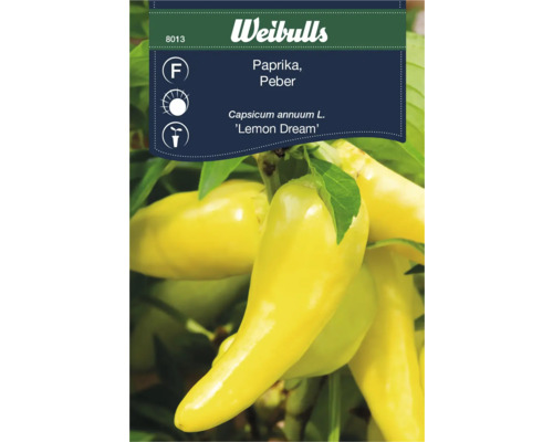 Paprikafrö WEIBULLS Capsicum annuum 'Lemon Dream'