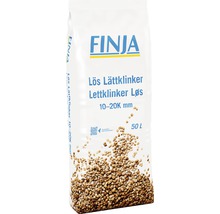 Säck med lös lecakulafyllning, 50 liter, kornstorlek 10 till 20 millimeter