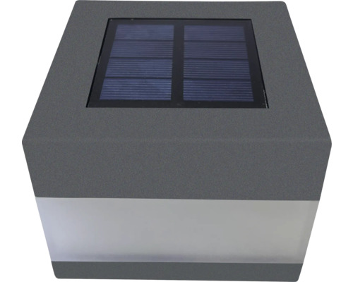 Fyrkantig solcellslampa