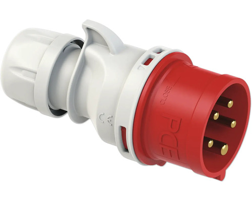 Fempolig starkströmskontakt