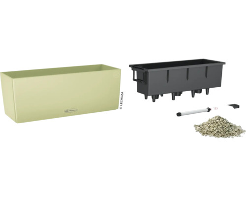 Lechuza planteringslåda med bevattningssystem och tillbehör