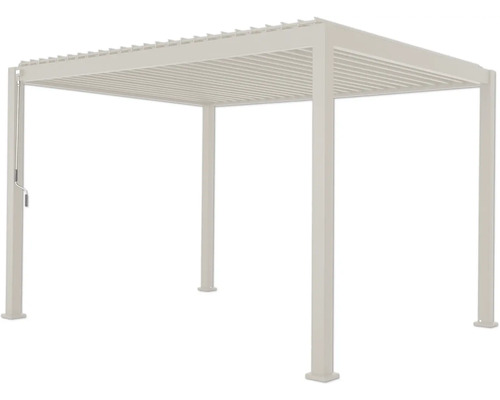 Fristående pergola med lamelltak