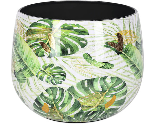 Blomkruka Monstera metall Ø20x16cm