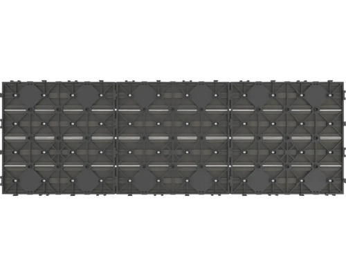 Detaljvy av sammankopplade plastplattor