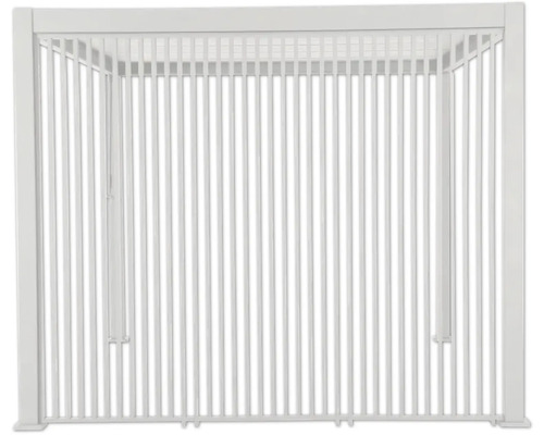 Lamellvägg MIRADOR vertikal Classic, Deluxe 111 för 300cm sida 93x235cm grå Fristående pergola med lamelltak för utomhusbruk