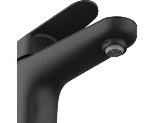 Svart tvättställsblandare