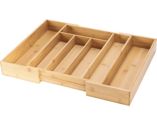 Besticklåda i trä med flera fack