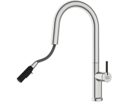 Köksblandare med utdragbar dusch