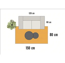 Matta LUXOR LIVING Hägga eco kamel 70x140cm