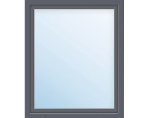 Öppningsbart fönster ARON Basic+ PVC 100x100cm vit/titan dreh-kipp vänster isolerglas Fyrkantigt fönster med ram