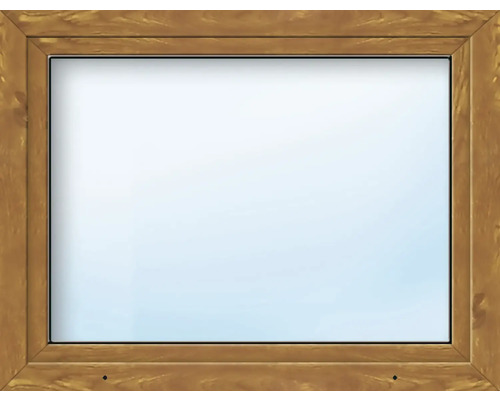Öppningsbart fönster ARON BASIC+ PVC 110x80cm vit/golden oak dreh-kipp höger isolerglas Träram för bilder